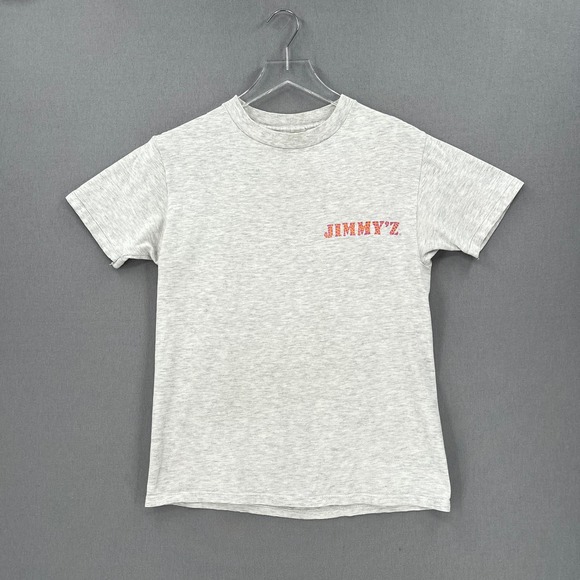 Vintage 90s JIMMY'Z JIMMY Z Surf Skate T-Shirt Mens Medium Gray Single Stitch - Picture 2 of 11